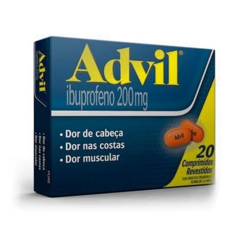 Advil 200mg 20 Comprimidos Revestidos - Imagem 1