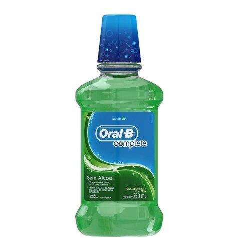 Enxaguante Bucal Oral-B Complete Hortelã Sem Álcool 250ml - Imagem 1