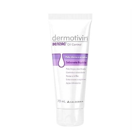 Sabonete Líquido Dermotivin Benzac Oil Control Facial 70ml - Imagem 1