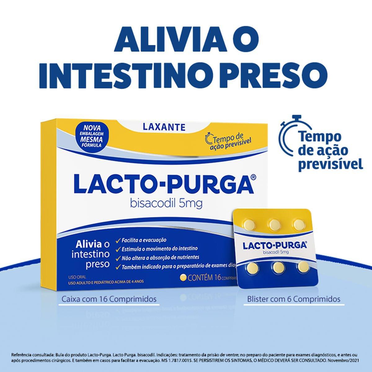 Lacto-Purga 5mg 12 Comprimidos Revestidos - Imagem 3