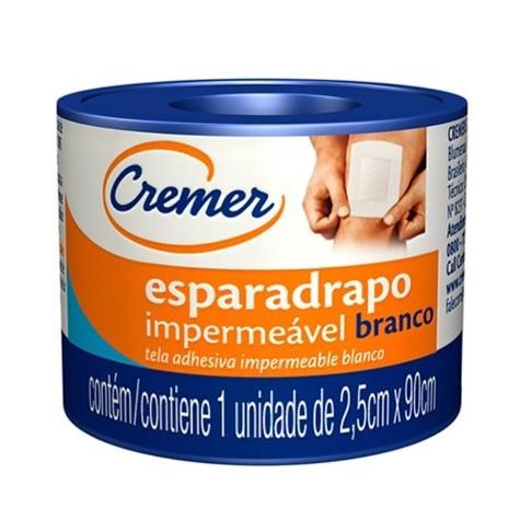 Esparadrapo Impermeável Nexcare Branco 2,5cm x 90cm - Imagem 1