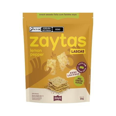 Biscoito Zaytas Sabor Lemon Pepper 80g - Imagem 1