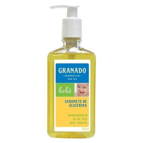 Sabonete de Glicerina Líquido Granado Bebê Tradicional 250ml - Imagem 1