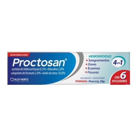 Proctosan Pomada 20g 6 Aplicadores - Imagem 1