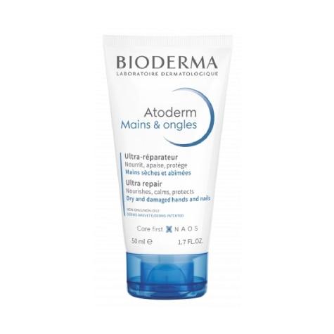 Creme Atoderm Mains & Ongles Bioderma Mãos e Unhas 50ml - Imagem 1