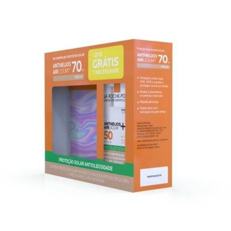 Kit Protetor Solar Facial Anthelios Airlicium FPS 70 Cor 2.0 40g + Necessaire - Imagem 3