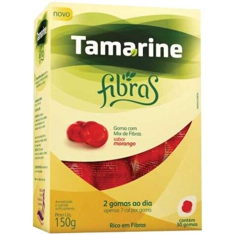 Tamarine Fibras Sabor Morango 30 Gomas - Imagem 1