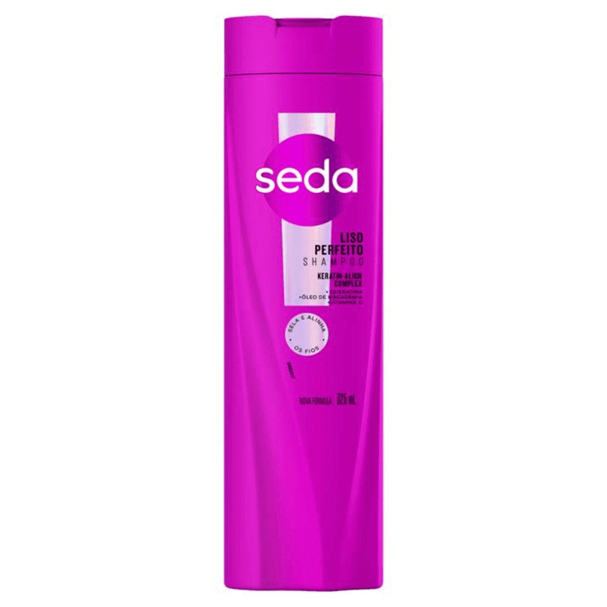Shampoo Seda Cocriações Liso Perfeito Cabelo Liso 325ml - Imagem 1