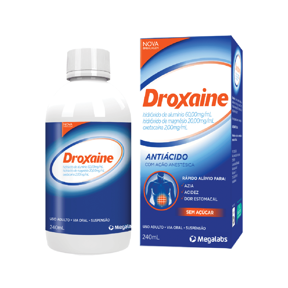 Droxaine Suspensão Oral 240ml - Imagem 1