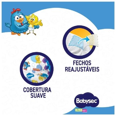 Fralda Babysec Galinha Pintadinha Ultrasec XXG Jumbinho 12 Unidades - Imagem 5