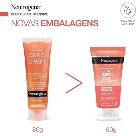 Gel de Limpeza Neutrogena Deep Clean Grapefruit Facial 60g - Imagem 4