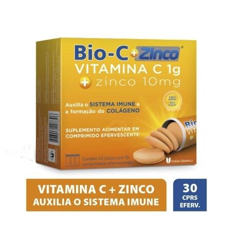Bio-C + Zinco 1g + 10mg 30 Comprimidos Efervescentes - Imagem 2