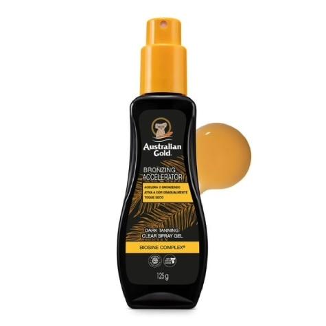 Gel Spray Acelerador de Bronzeamento Australian Gold Dark Tanning Clear 125g - Imagem 3