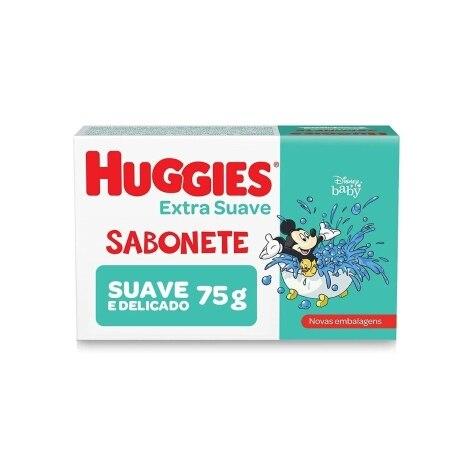 Sabonete Infantil em Barra Huggies Extra Suave 75g - Imagem 1