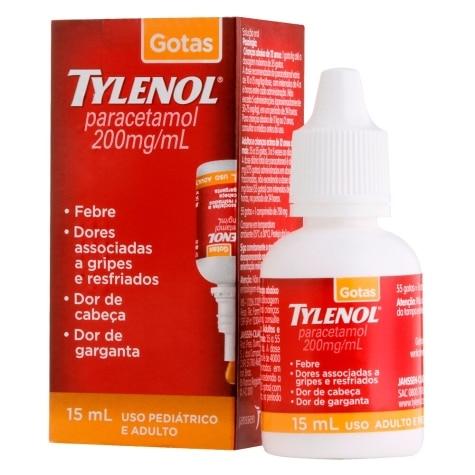 Tylenol Gotas 200mg 15ml - Imagem 1