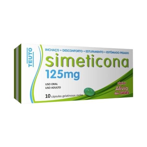 Simeticona 125mg 10 Cápsulas Teuto - Imagem 1