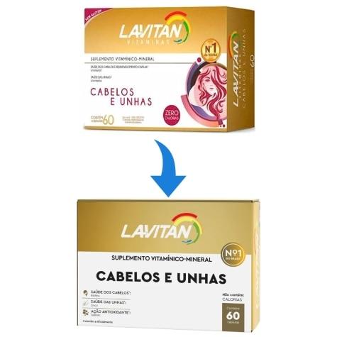 Lavitan Cabelos e Unhas 60 Cápsulas - Imagem 2