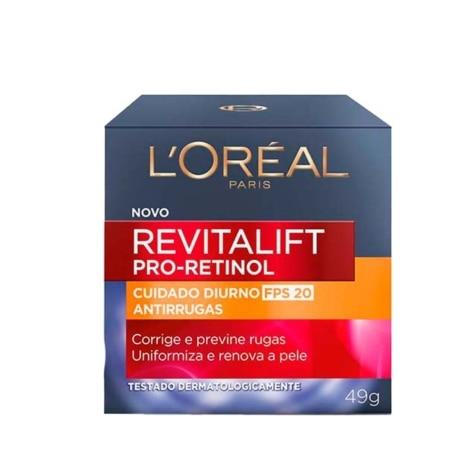 Creme L'oréal Paris Revitalift Pro-Retinol Cuidado Diurno FPS20 Antirrugas 49g - Imagem 1