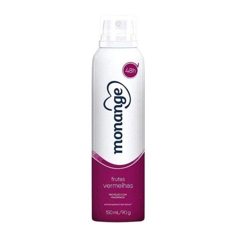 Desodorante Aerossol Monange Frutas Vermelhas 72h 150ml - Imagem 1