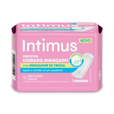 Protetor Diário Intimus com Indicador de Troca 15 Unidades - Imagem 1
