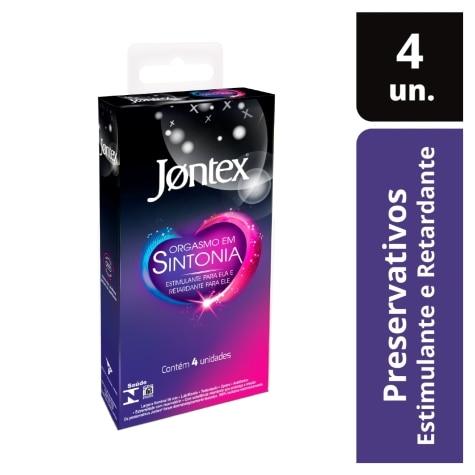 Preservativo Jontex Orgasmo em Sintonia 4 Unidades - Imagem 1