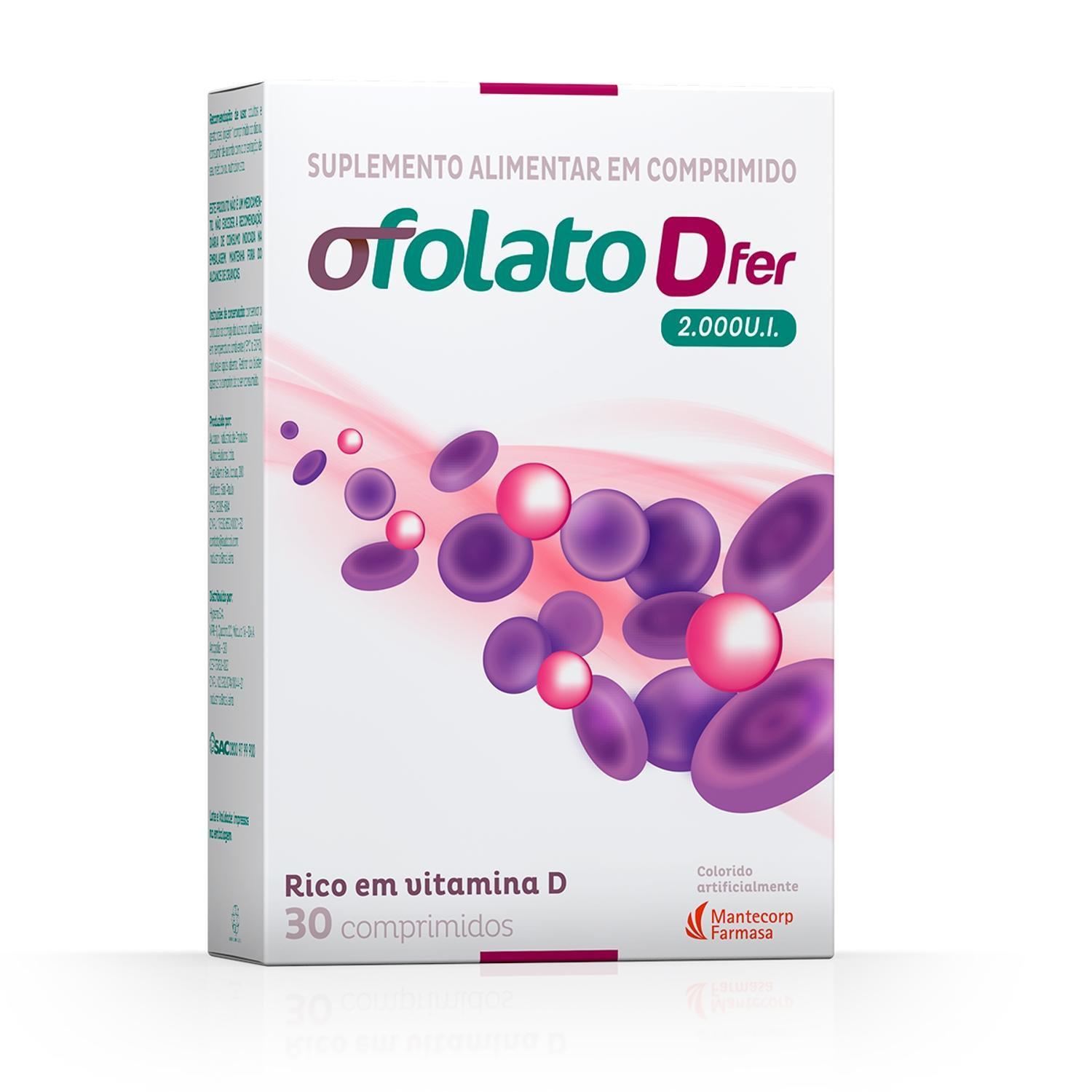 Ofolato D Fer 2.000UI 30 Comprimidos - Imagem 2
