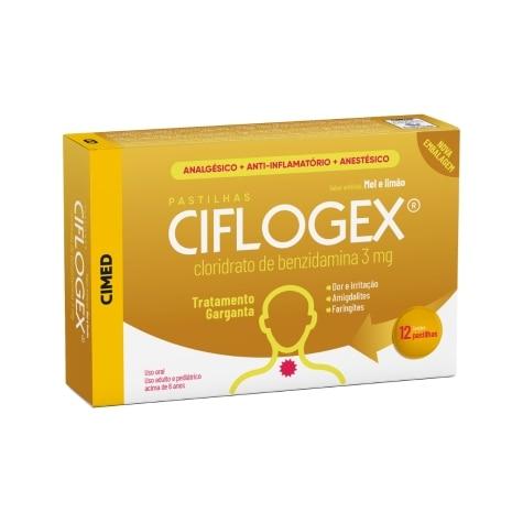 Ciflogex Mel e Limão 3mg 12 Pastilhas - Imagem 1