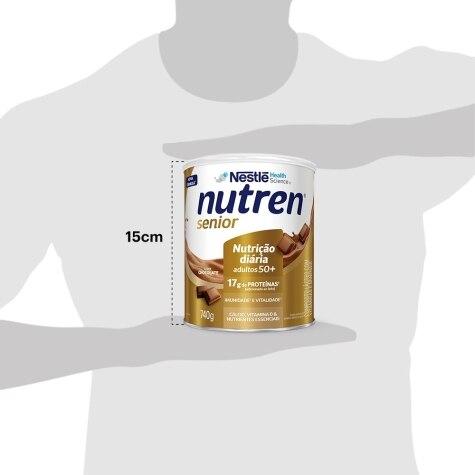 Complemento Alimentar Nutren Senior Sabor Chocolate 740g - Imagem 7
