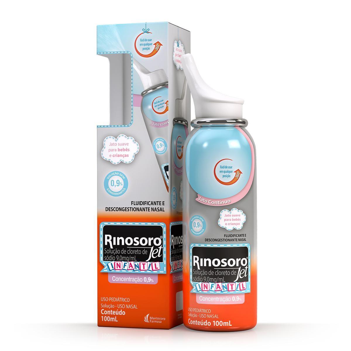 Rinosoro Jet 0,9% Infantil Solução Nasal 100ml - Imagem 2