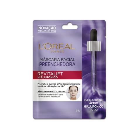Máscara Facial Preenchedora L'oréal Paris Revitalift Hialurônico 30g - Imagem 1