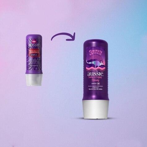 Creme de Tratamento Aussie 3 Minute Miracle Cachos e Crespos 236ml - Imagem 2