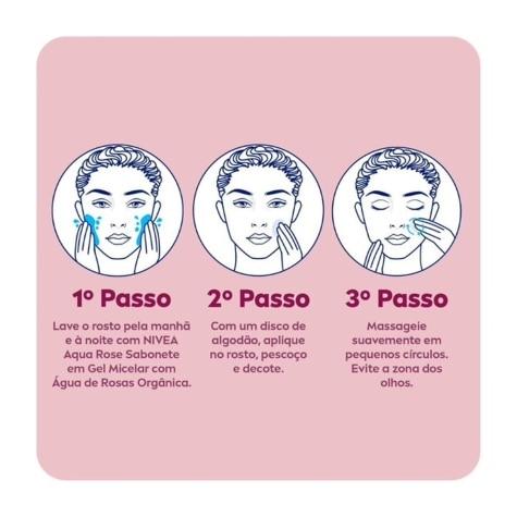 Tônico Hidratante Nivea Aqua Rose Água de Rosas Orgânica 200ml - Imagem 6