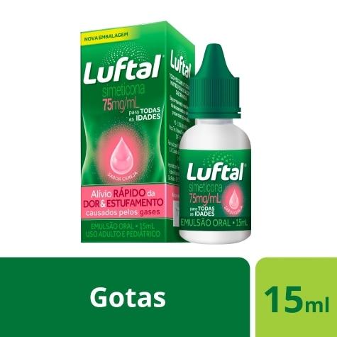 Luftal Gotas 75mg Sabor Cereja 15ml - Imagem 2