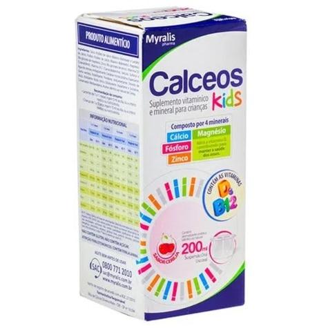 Calceos Kids Suspensão Oral Sabor Cereja 200ml - Imagem 1