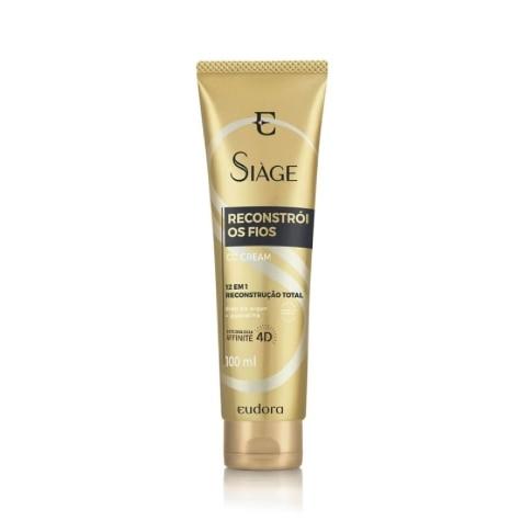 CC Cream Siàge Reconstrói os Fios Cabelo Quimicamente Tratado 100ml - Imagem 1