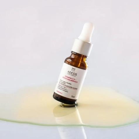 Sérum Adcos Vitamina C 15 + Ácido Hialurônico Facial 15ml - Imagem 2