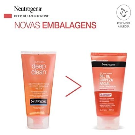 Sabonete Líquido Neutrogena Deep Clean Grapefruit Facial 150g - Imagem 2