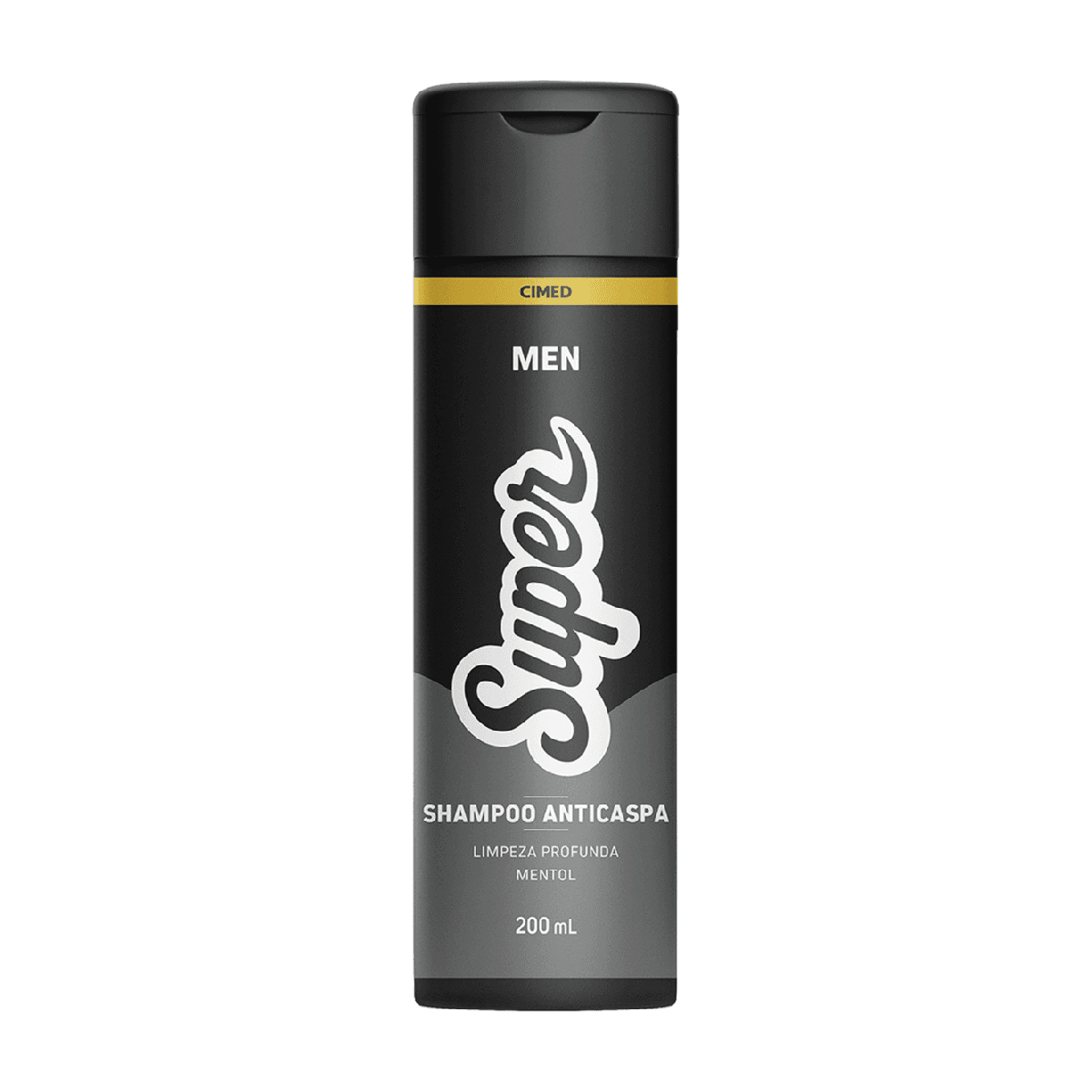 Shampoo Anticaspa Mentol Men Super Cimed 200ml - Imagem 1