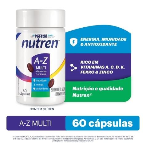Suplemento Alimentar Nutren A-Z Multi 60 Cápsulas - Imagem 2