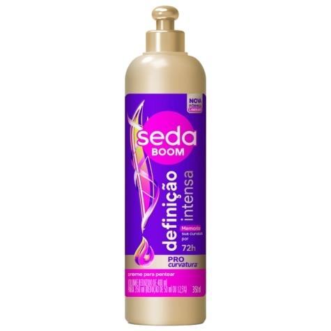 Creme de Pentear Seda Boom Definição Intensa Cabelo Cacheado e Crespo 350ml - Imagem 1