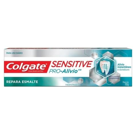 Creme Dental Colgate Sensitive Pró Alívio Repara Esmalte 110g - Imagem 1