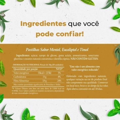 Pastilhas Valda Classic Sabor Mentol, Eucalipto e Timol 50g - Imagem 2