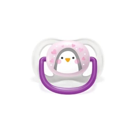 Chupeta Avent Ultra Air Pinguim Branca 0-6m 1 Unidade - Imagem 1