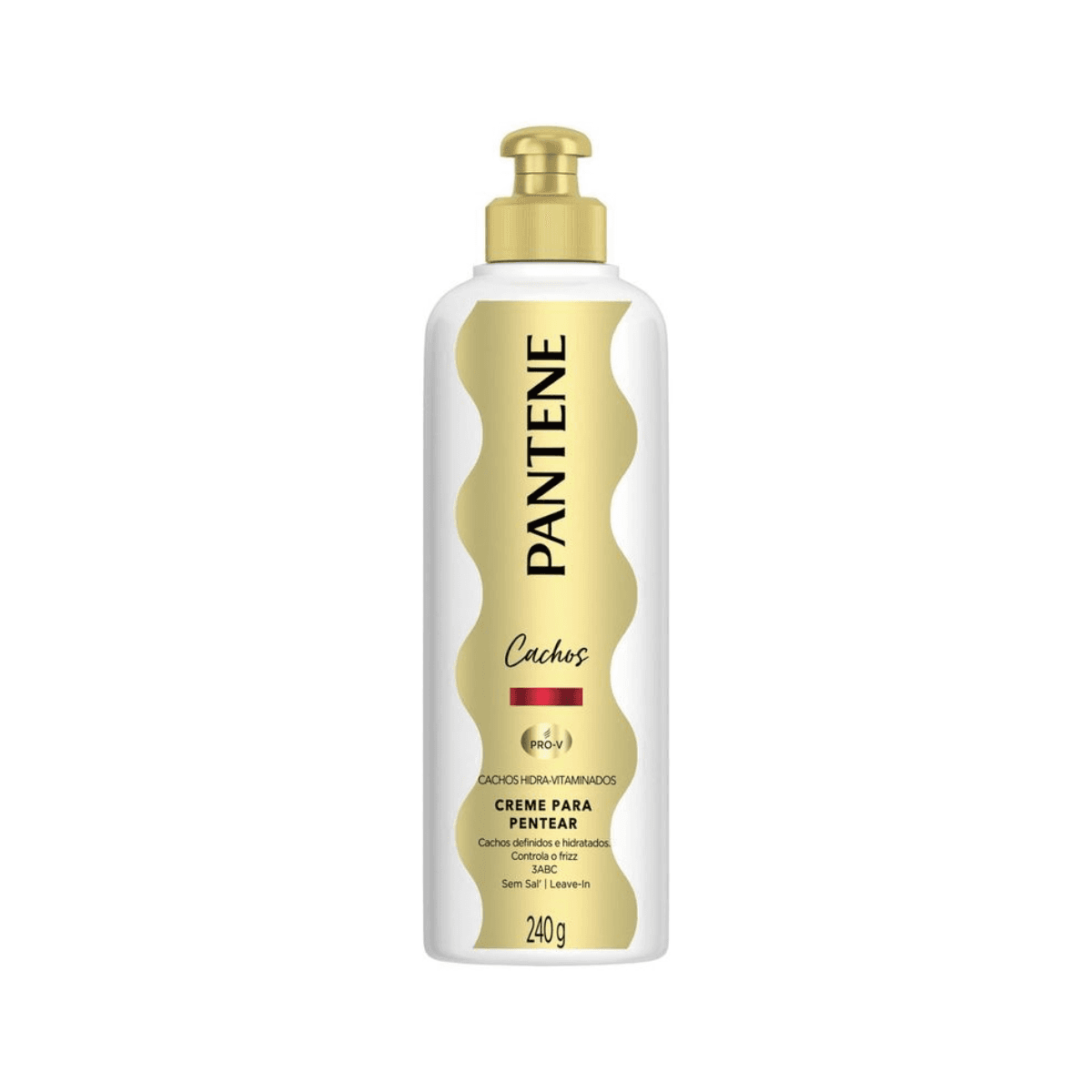 Creme para Pentear Pantene Cachos Definidos e Hidratados Cabelo Cacheado 240g - Imagem 1