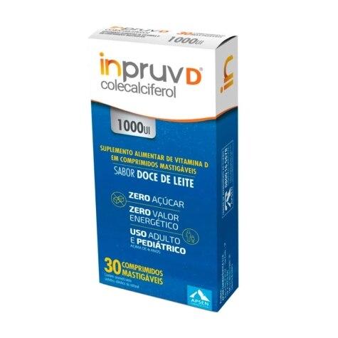 Inpruv D 1.000UI 30 Comprimidos Mastigáveis - Imagem 1