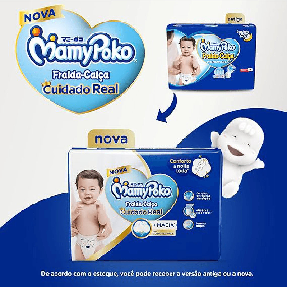Fralda Calça MamyPoko Super Seca M 34 Unidades - Imagem 2