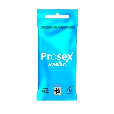 Preservativo Prosex Sensitive Premium 6 Unidades - Imagem 1