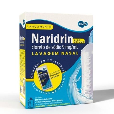Naridrin Alto Volume 9mg/ml 30 Envelopes + Frasco 240ml - Imagem 1