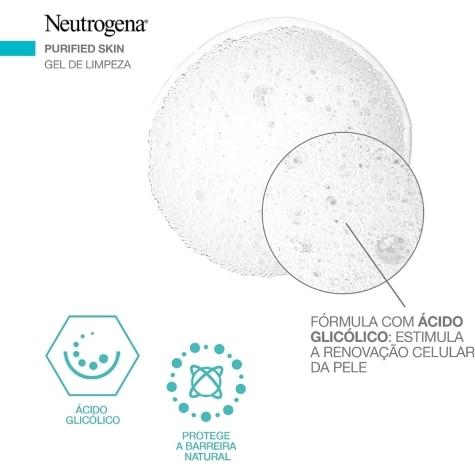Gel de Limpeza Neutrogena Purified Skin Facial 60g - Imagem 5