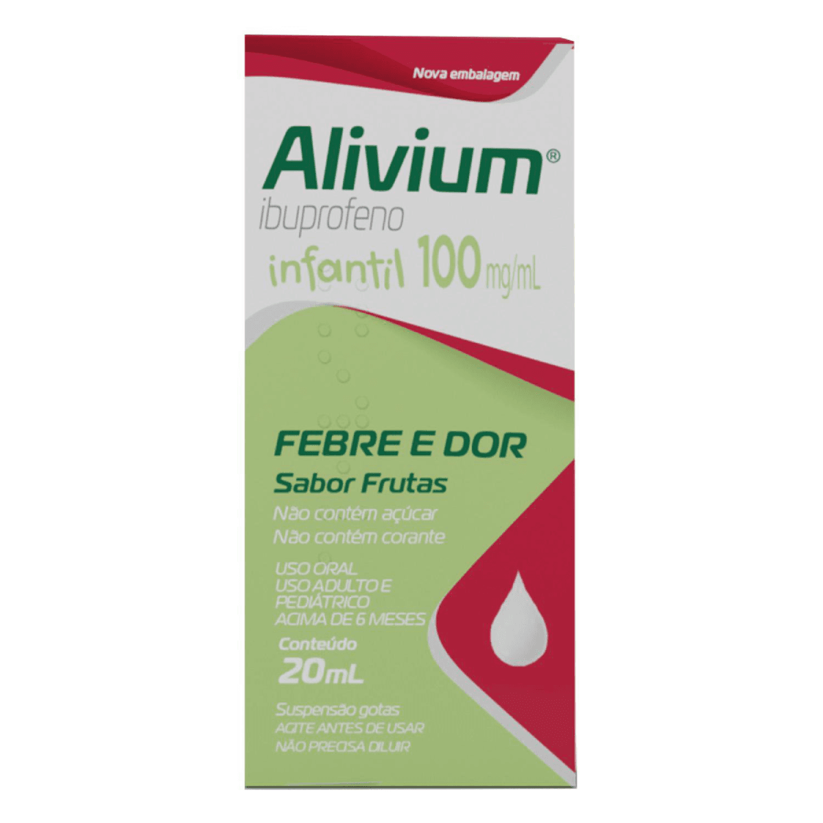 Alivium Gotas 100mg 20ml - Imagem 1